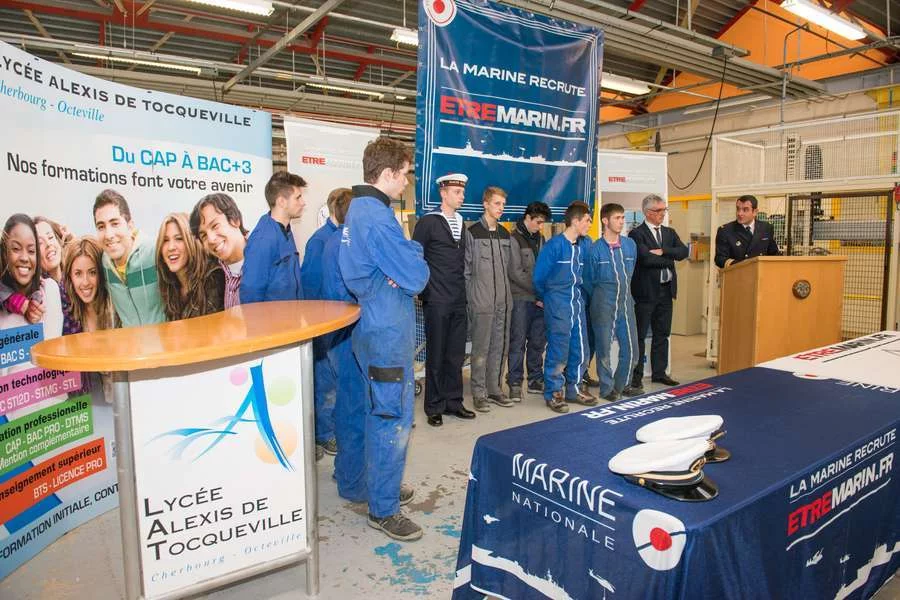 Partenariat « Bac pro Marine » avec le lycée Tocqueville à Cherbourg