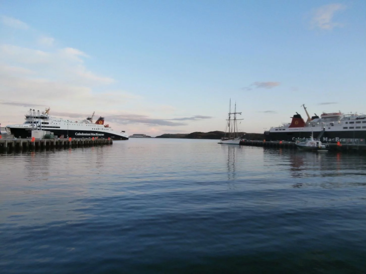 La Belle-Poule en escale à Stornoway, aux Hébrides extérieures