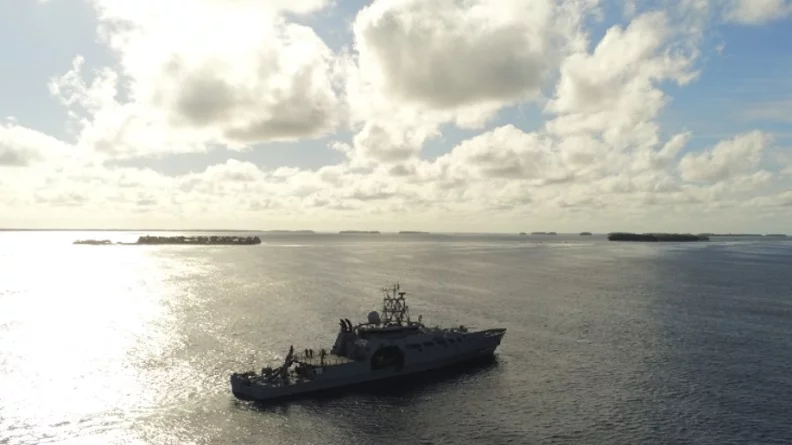 Le patrouilleur outre-mer Teriieroo a Teriierooiterai