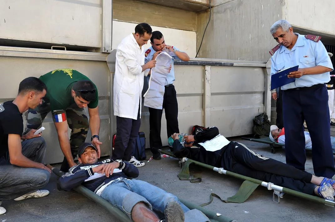 Simulation de tri de blessés