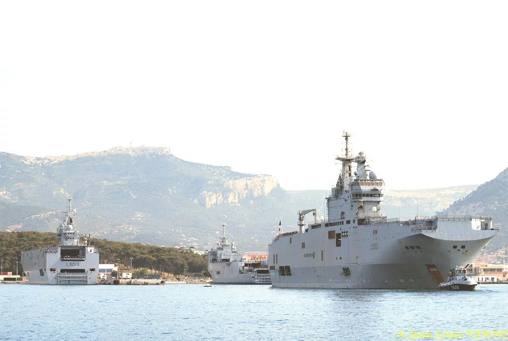 Le Mistral de retour à Toulon après Gavial 08