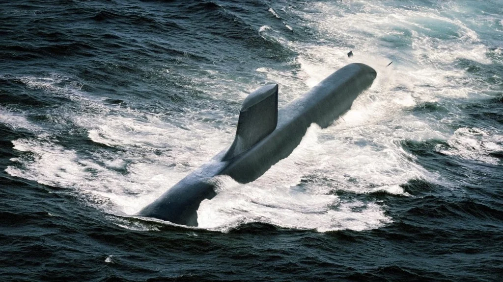 Vue d'artiste des futurs sous-marins australiens