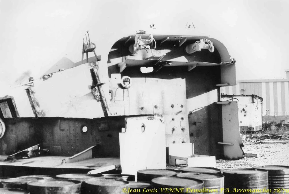 Démolition de l'Arromanches