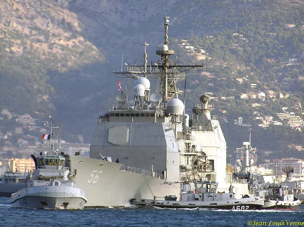 Escale du croiseur USS San Jacinto Ã  Toulon