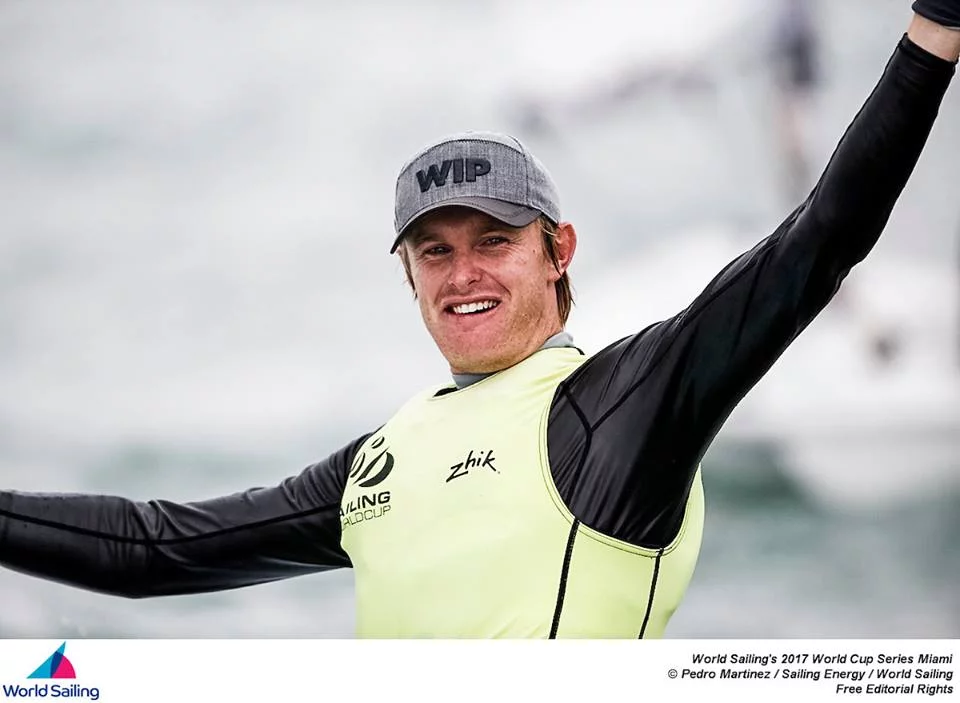 Le matelot Jean-Baptiste Bernaz remporte la coupe de Laser à Miami