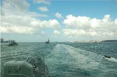 La force navale en transit