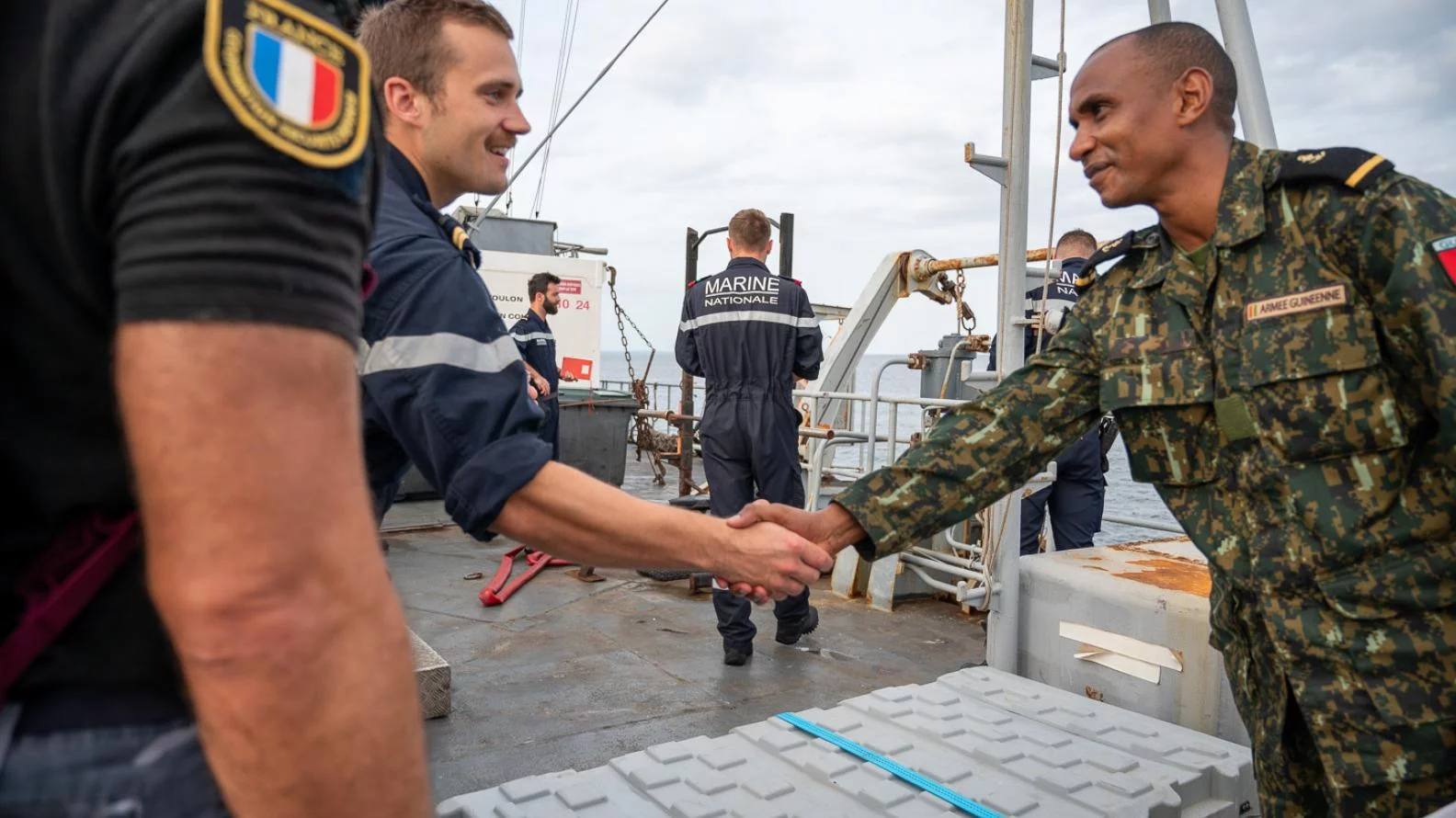 Le patrouilleur Commandant Birot accueille des élèves d'écoles navales africaines