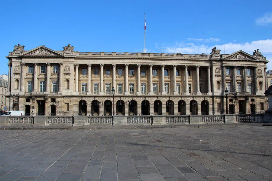 Façade de l'Hôtel de la Marine