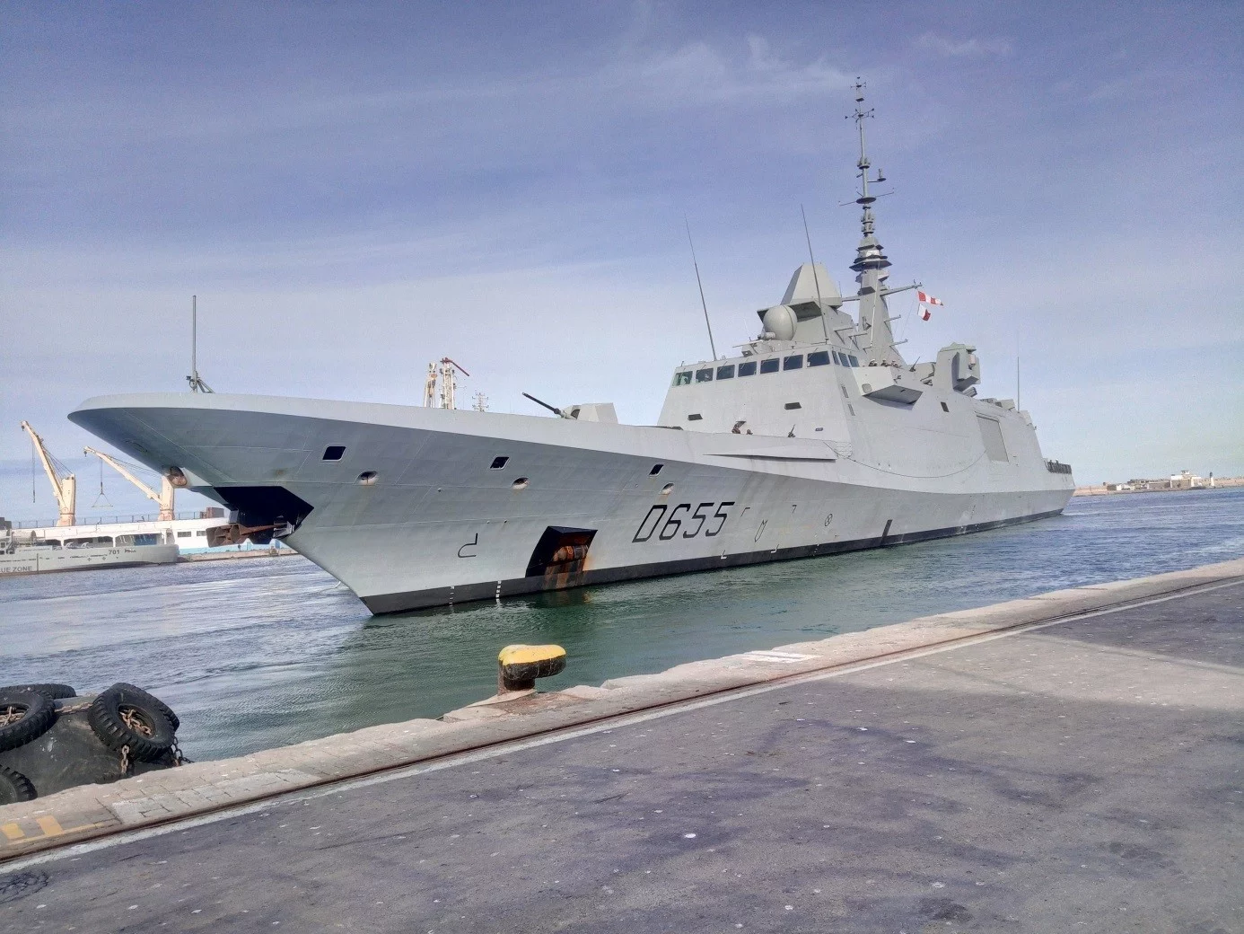 La frégate FREMM Bretagne