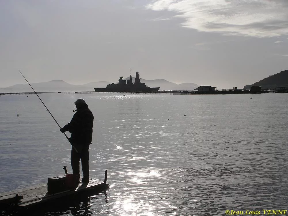 Le Forbin devant Tamaris