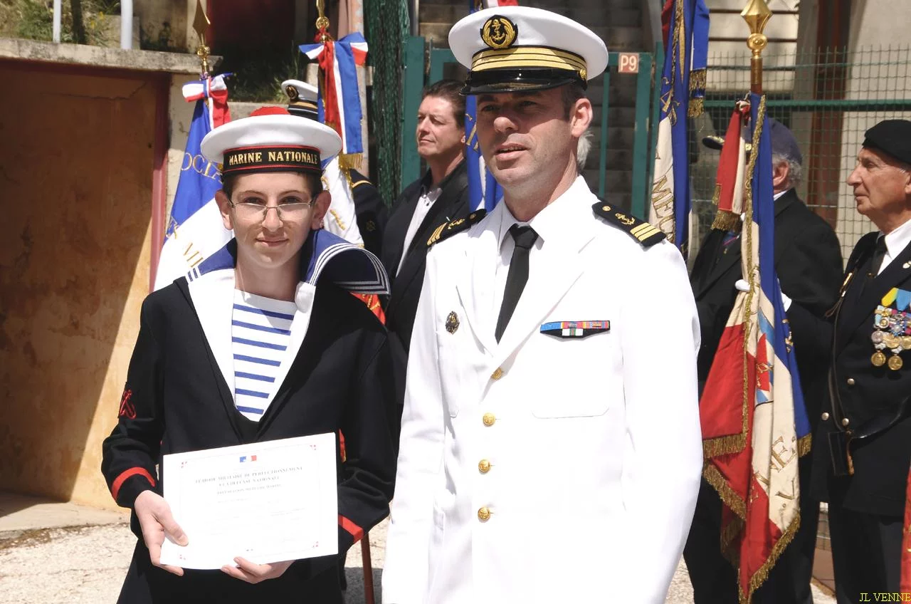 Remise des diplômes aux stagiaires de la Préparation Militaire Marine de LA SEYNE SUR MER