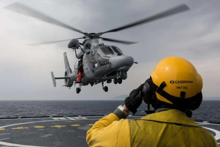 Un Panther à l'appontage