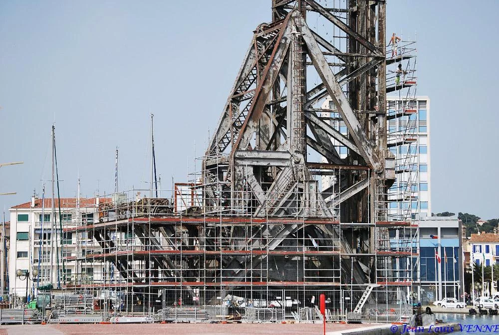 Rénovation du pont levant de La Seyne sur Mer