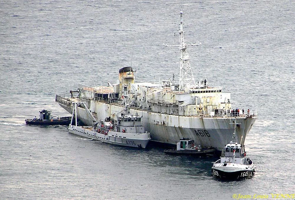 Installation de la Rance devant l’école de plongée