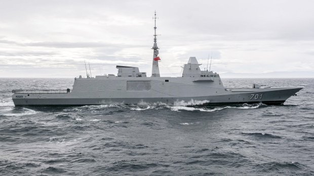 La frégate marocaine Mohammed VI