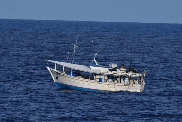 La frégate Ventôse intercepte un navire de pêche vénézuélien